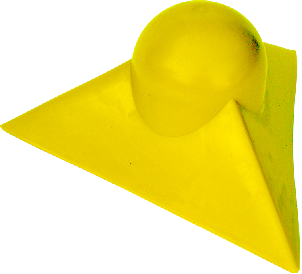 Tarp Protector Yellow Plastic