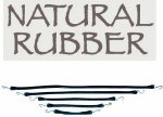 Natural Rubber Tarp Tie 10″