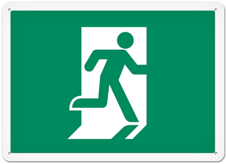 Fire Safety Sign Picto Exit
