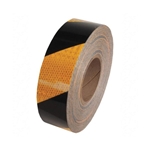 Superbright High Intensity Reflective Tape Black Yellow 2