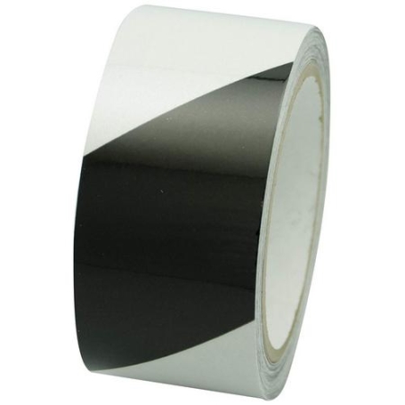 Retroreflective Tape White Black 2" x 150'