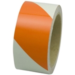 Retroreflective Tape Orange White 2" x 30'
