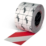 Red White Stripe Hazard Grip Tape 4" x 60'