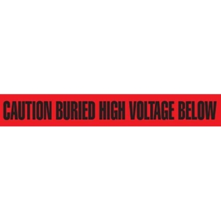 Utility Marking Tape Caution Buried High Voltage Below
