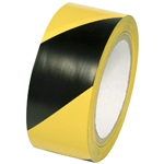 Hazard Warning Tape Black Yellow 2" x 108'