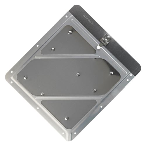 Rivetless Aluminum Wide Edge Placard Holder with Back Plate