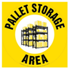 Pallet Storage Area Floor Sign