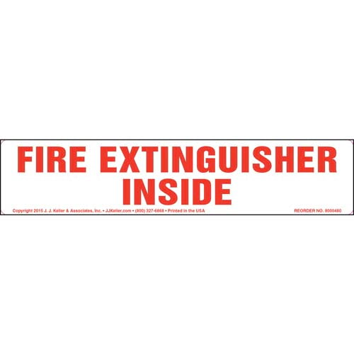 Fire-Extinguisher Inside Label
