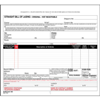 Straight Bill of Lading Universal Form, Snap Out, 4 Ply, Carbonless, 8.5