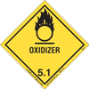 Oxidizer Label, Worded Paper 500ct Roll