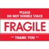 3" x 5" Fragile Do Not Double Stack Labels 500ct roll