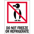 3" x 4" Do Not Freeze or Refrigerate Labels 500ct Roll