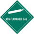 4" x 4" Non-Flammable Gas Labels