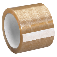 3" x 110 yds. Clear 2.3 Mil Natural Rubber Tape