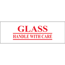 2" x 55 yds Glass Handle With Care Tape