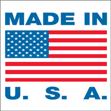 2" x 3" Made in USA Labels