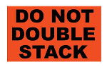 Do Not Double Stack Label, Bilingual, 4