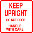 Keep Upright Label, 4