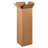 6" x 6" x 18" Tall Corrugated Boxes, 25ct