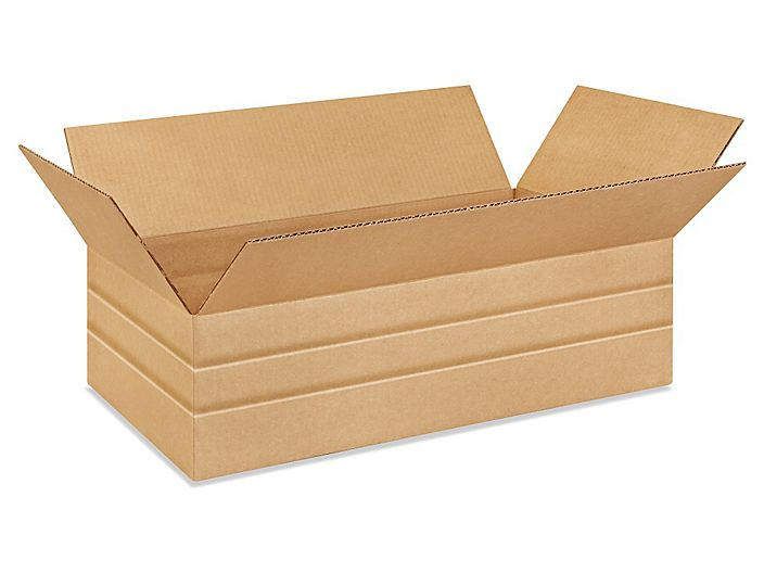 24" x 12" x 6" Multi-Depth Corrugated Boxes 25ct