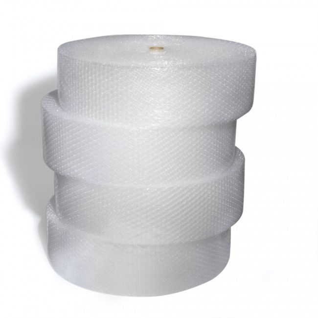 3/16" 48" x 300` Cohesive Bubble Roll, Perfed 12" 4 Rolls