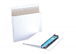 10 x 7-3/4 x 1" White Expand-A-Mailer Gusseted Paperboard Mailer 100ct
