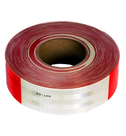 3M 6" Red, 6" White 2" x 150ft Roll Conspicuity Tape