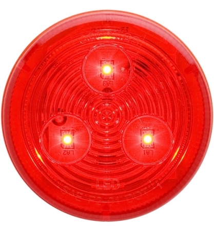 Optronics Red LED 2-1/2" Marker, Clearance Light
