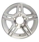 Tredit 13" x 5" Aluminum Wheel 545 Pinnacle Series Silver