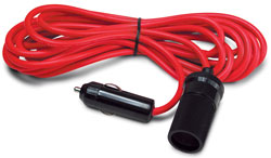 RoadPro 12 Volt 12' Extension Cord with Cigarette Lighter Plug