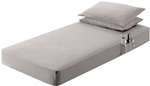 Semi-Truck RV Camper Grey 4-Piece Sheet Set 85 x 36 x 7.5