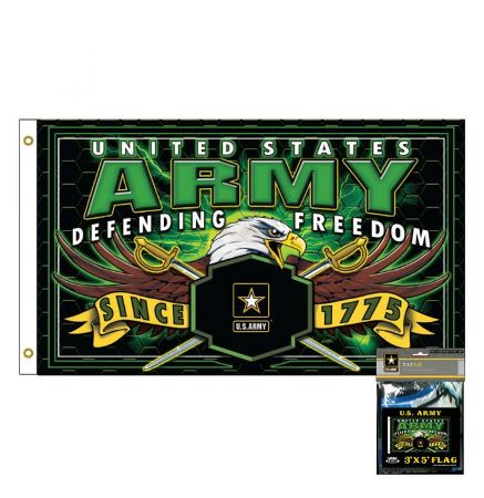 Flag, 3' x 5', Army Strike Force Green