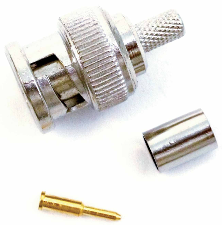 BNC Male Crimp-on Connector