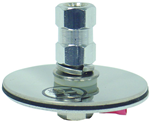 2-1/2" Flat Round Antenna Mount with K4A SO239 STUD