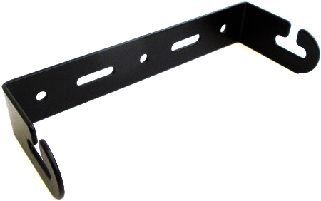 6" Black 2-Hole CB Mounting Bracket with Quick Release