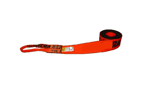 4" x 30' Premium Winch Strap Half Twisted Loop