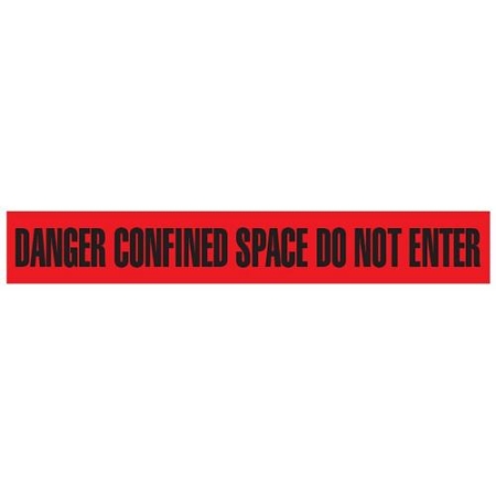 Barricade Tape, Danger Confined Space Do Not Enter, Contractor Grade