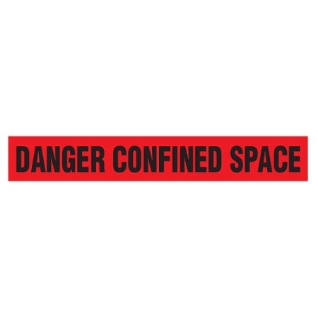 Barricade Tape, Danger Confined Space, Contractor Grade