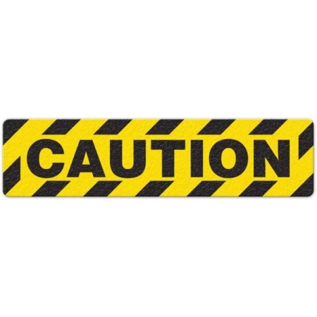 Floor Safety Message Sign Caution 6pk
