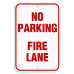 Parking Lot Sign No Parking Fire-Lane