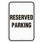 Parking Lot Sign Reserved Parking