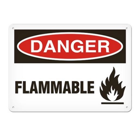 OSHA Safety Sign Danger Flammable