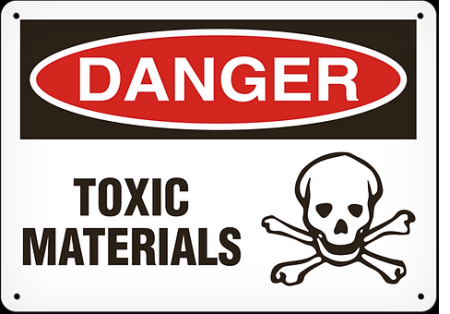 OSHA Safety Sign Danger Toxic Materials