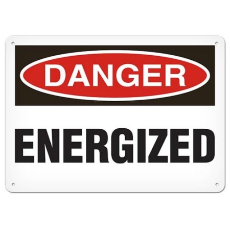 OSHA Safety Sign Danger Energized