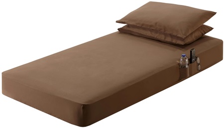 Semi-Truck RV Camper Brown 4-Piece Sheet Set 79 x 35 x 7.5