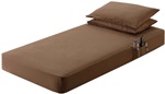 Semi-Truck RV Camper Brown 4-Piece Sheet Set 80 x 42 x 7.5