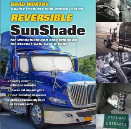 Semi-Truck Reversible Sunshade