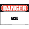 Danger, Acid Sign