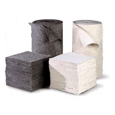 Universal Absorbent Pads - Light Weight - Perforated - Gray - 16 Inch x18  Inch (200 per Box), Spill Control, General Use Supplies, Shop Supplies  and Safety