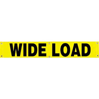 Wide Load Banner 60" x 12"